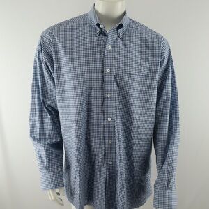 Onward Reserve Button Up Pocket Shirt‎ Mens Large Classic Fit Blue